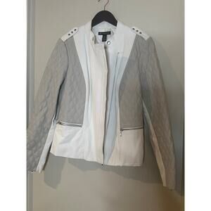 White and Gray Jacket